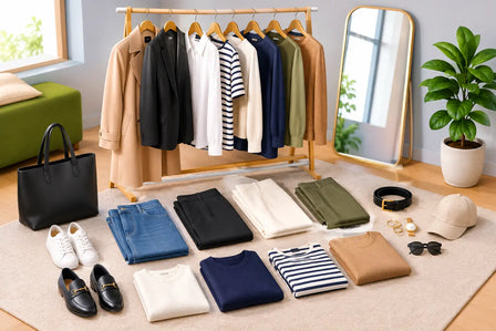 A Discount Capsule Wardrobe Example to Copy