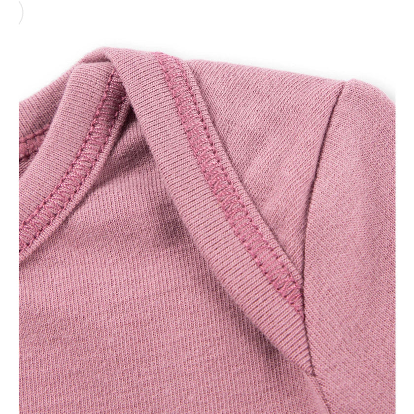 MILKBARN 3-6 months Plum Stretch Footed Romper NWT