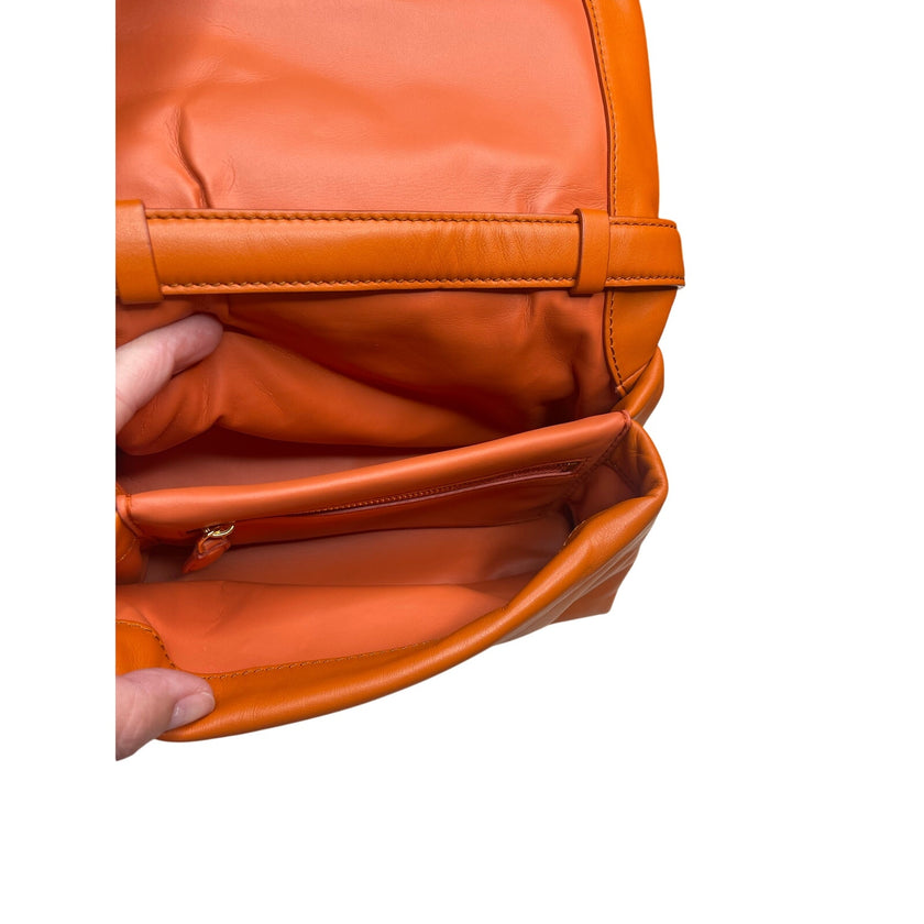 Marni Small Prisma Shoulder Bag Orange NWT