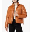 The Drop Priscilla Vegan Leather Puffer NWT