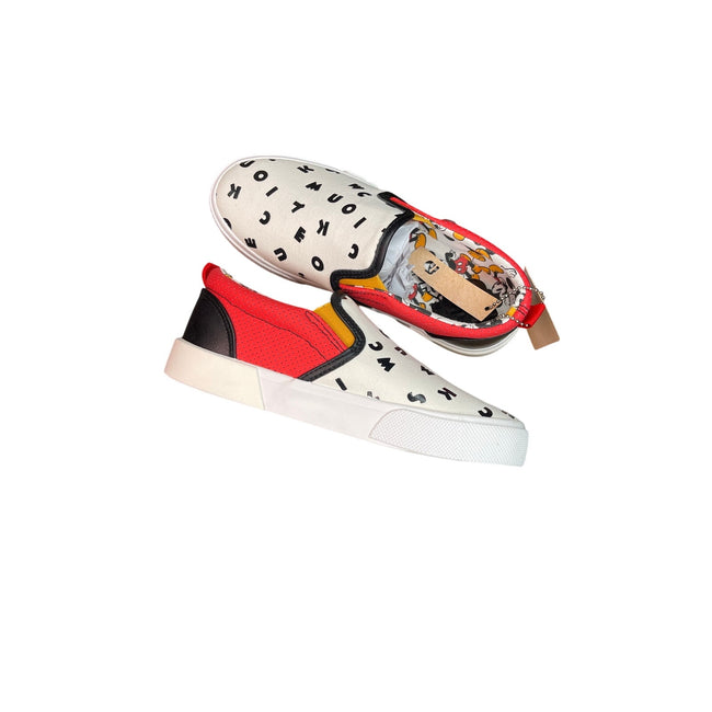 🛍️ Kids Slip-On Sneakers – Ground Up Mickey Mouse Graphic – Size 3