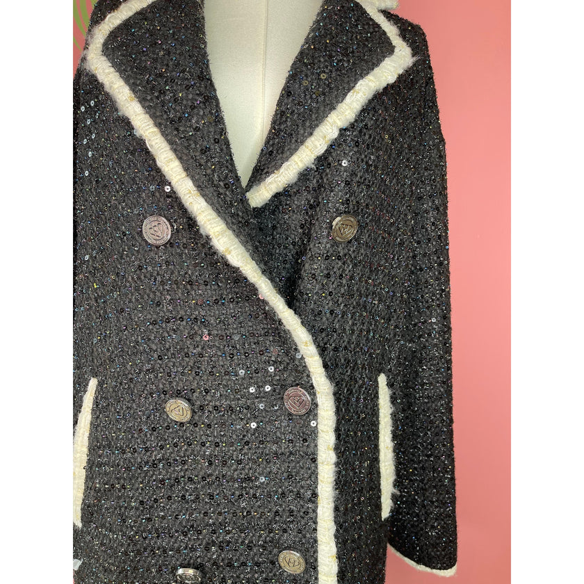 ✨ Minime Paris Long Tweed Coat ✨NWT Medium
