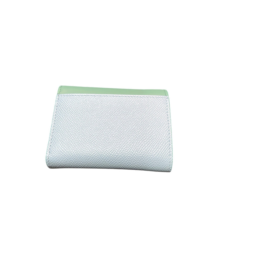 Maison Margiela Blue + Green Four Stitches Wallet NWT