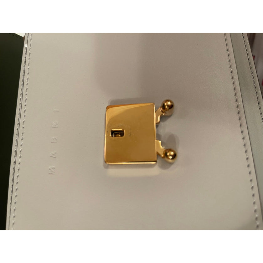 Marni, Green, Grey, Brown Trunk Bag NWT + Dust Bag