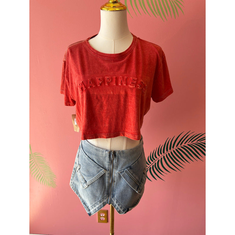 Nu Vintage Happiness T-Shirt, NWOT, Size Small