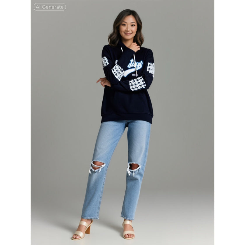 Minime Paris Vintage Hoodie w/ Tweed