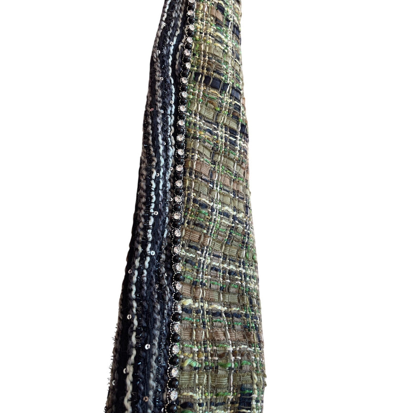 Minime Paris Olive Tweed Hoodie