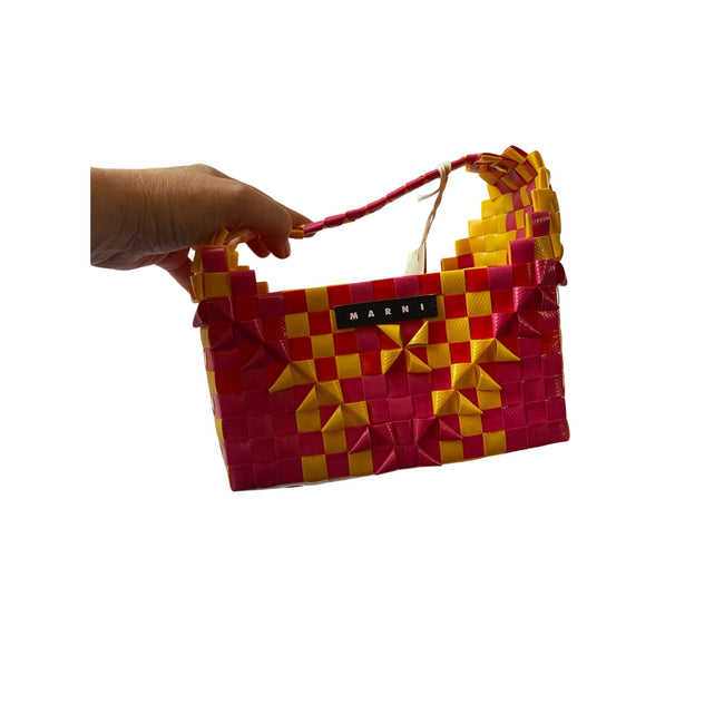 Marni Kids Two Tone Woven Tote Bag NWT