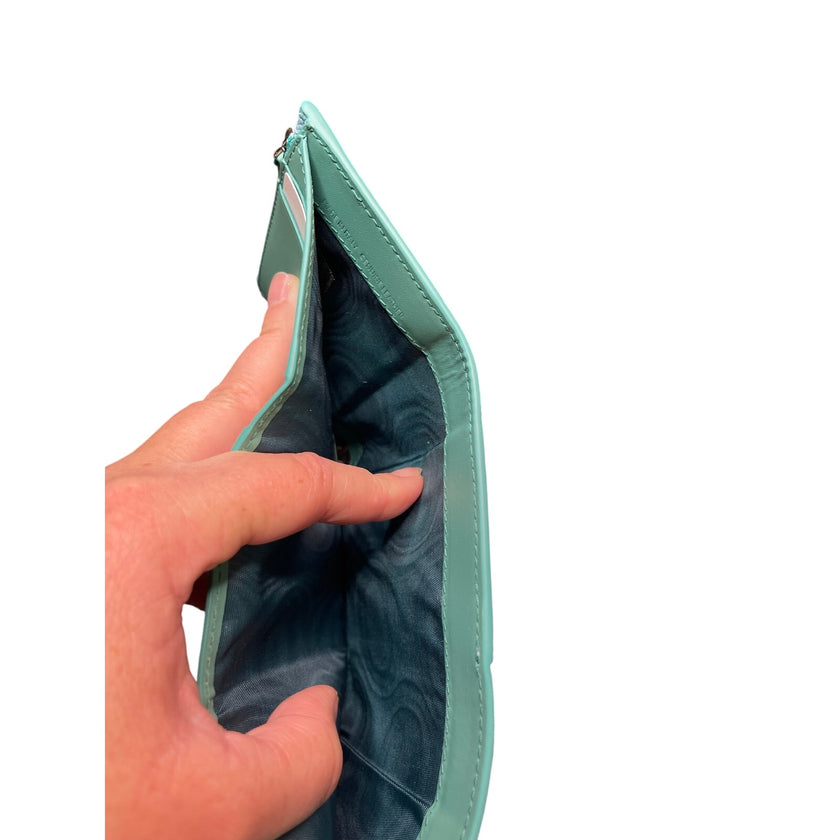 Maison Margiela Blue + Green Four Stitches Wallet NWT