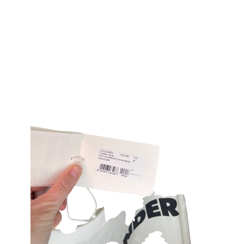 Jil Sander Men’s Stiff Lightweight Cotton Jersey T-Shirt