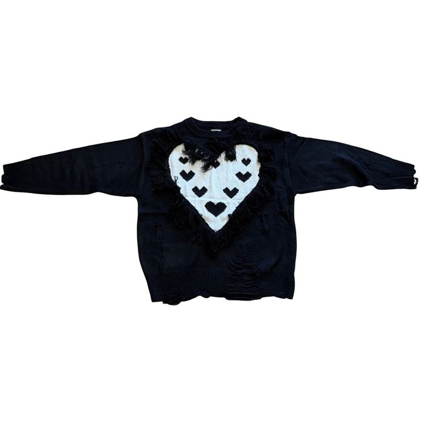 Minime Paris Heart Sweater