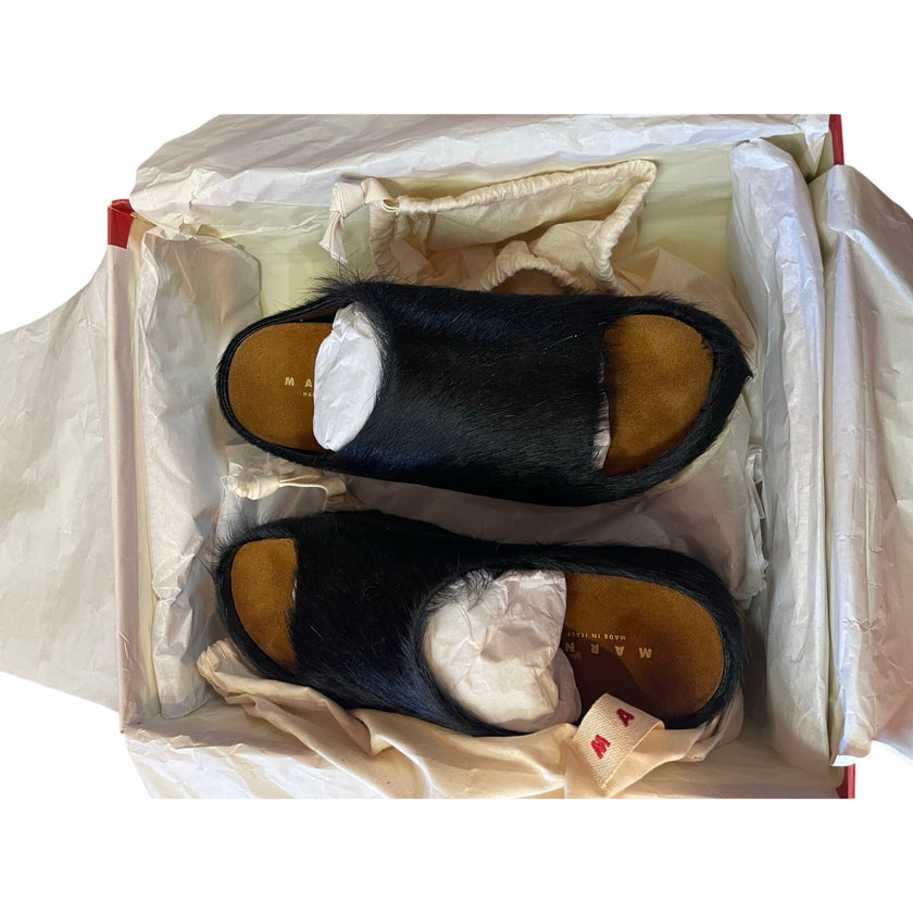 Marni Fussbett Platform Clog Slides