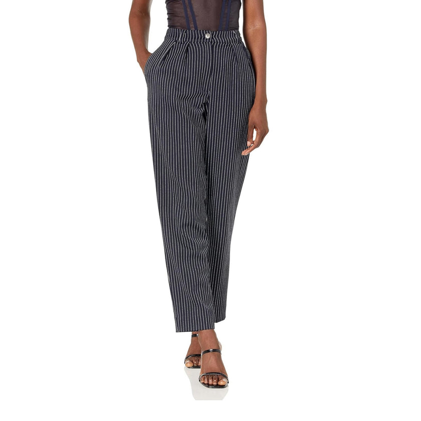 The Drop, Women’s Captain Sky Stripped Suiting Pants, NWT Large