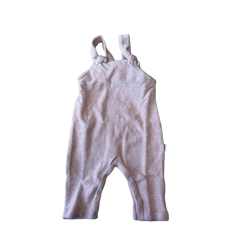 Antebies, Pastel Pink Terry Overalls, NWT