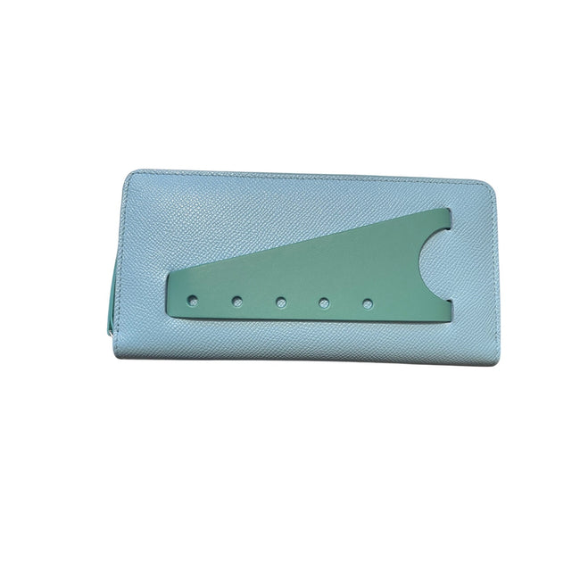 Maison Margiela Snatched Long Wallet, Blue NWT