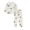 MILKBARN 18-24 Months Coastal Crab Stretch Long Sleeve Two Piece Pajama Set NWT