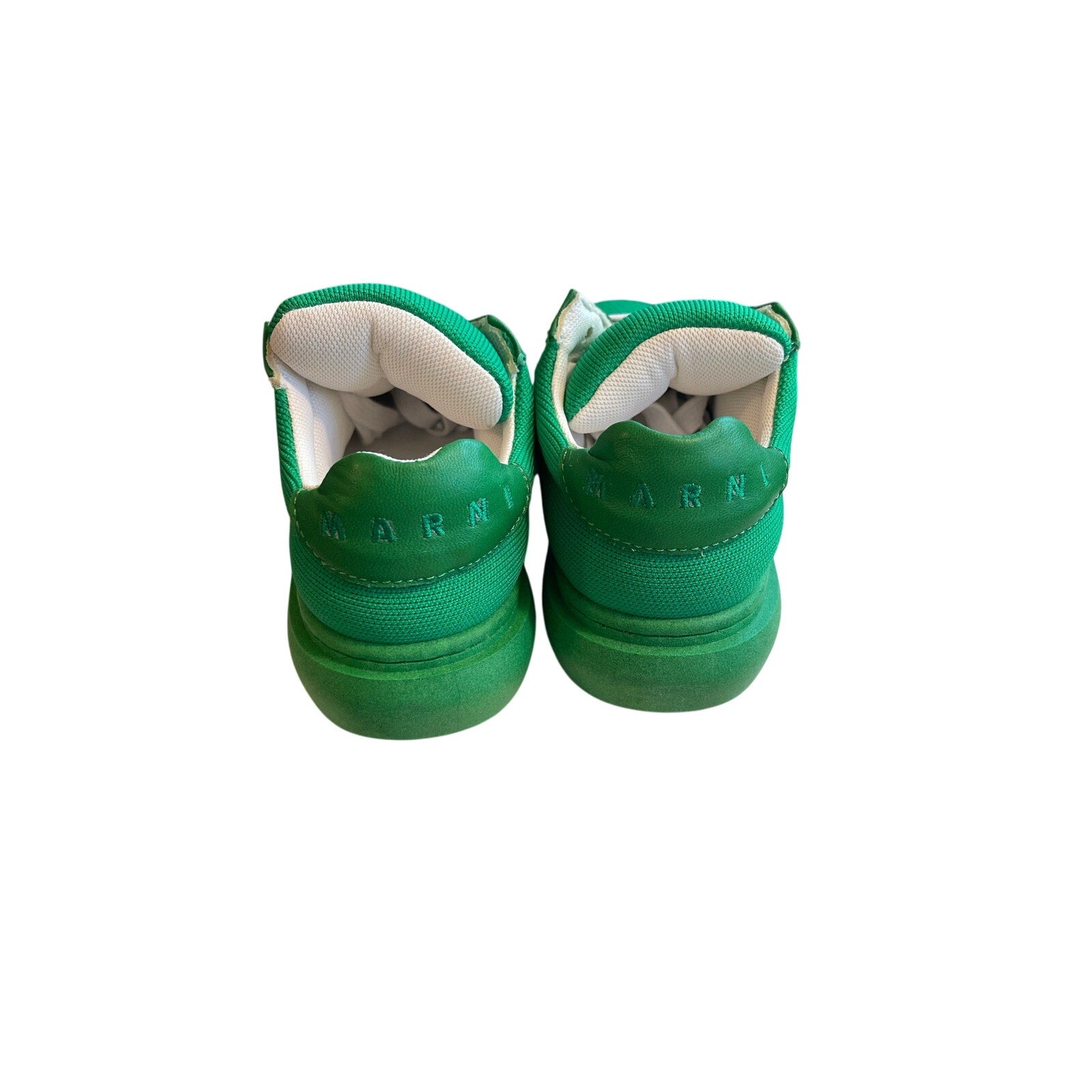 Marni Kids Leather and Cotton Lace Up Sneakers NWT size: 27 Italian Kids