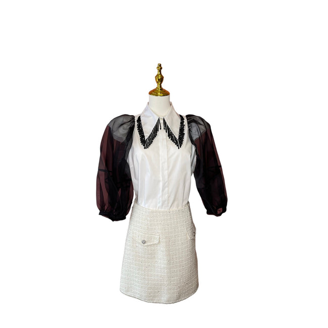 Dahlo Balloon Sleeveless Shirt NWT IT42