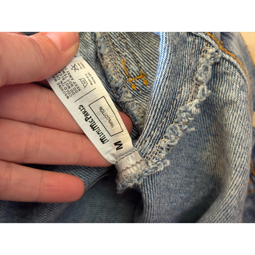 Minime Paris, Denim and Pink Tweed Jacket NWOT Med