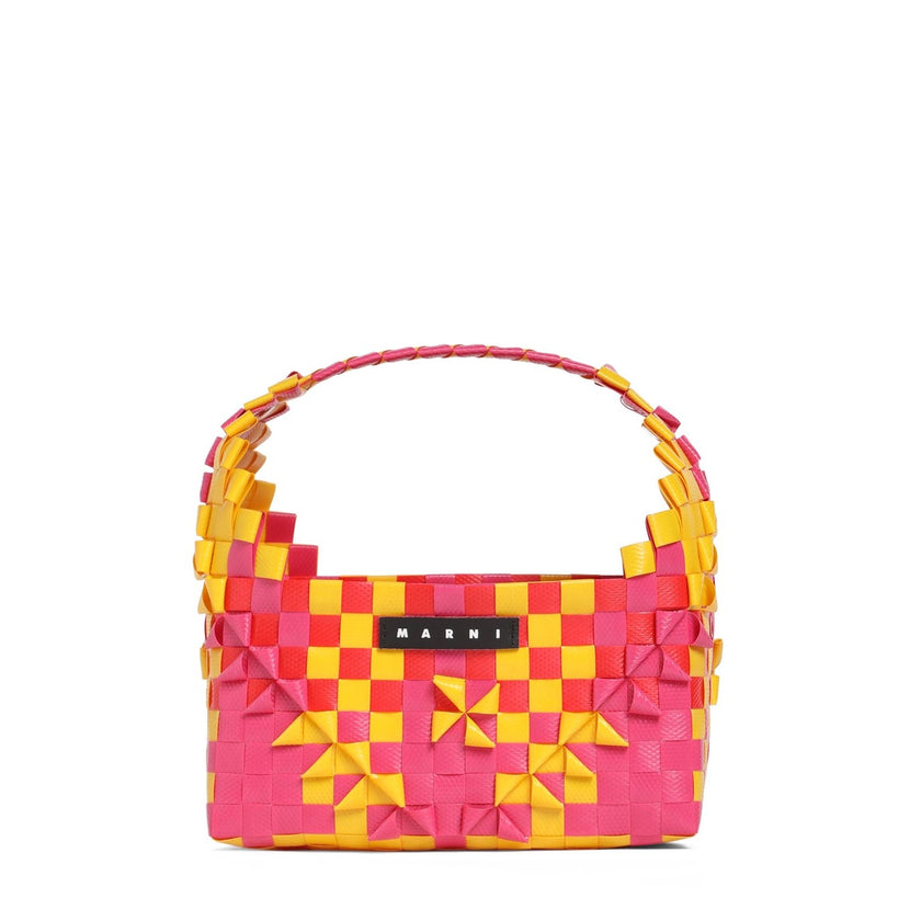 Marni Kids Two Tone Woven Tote Bag NWT