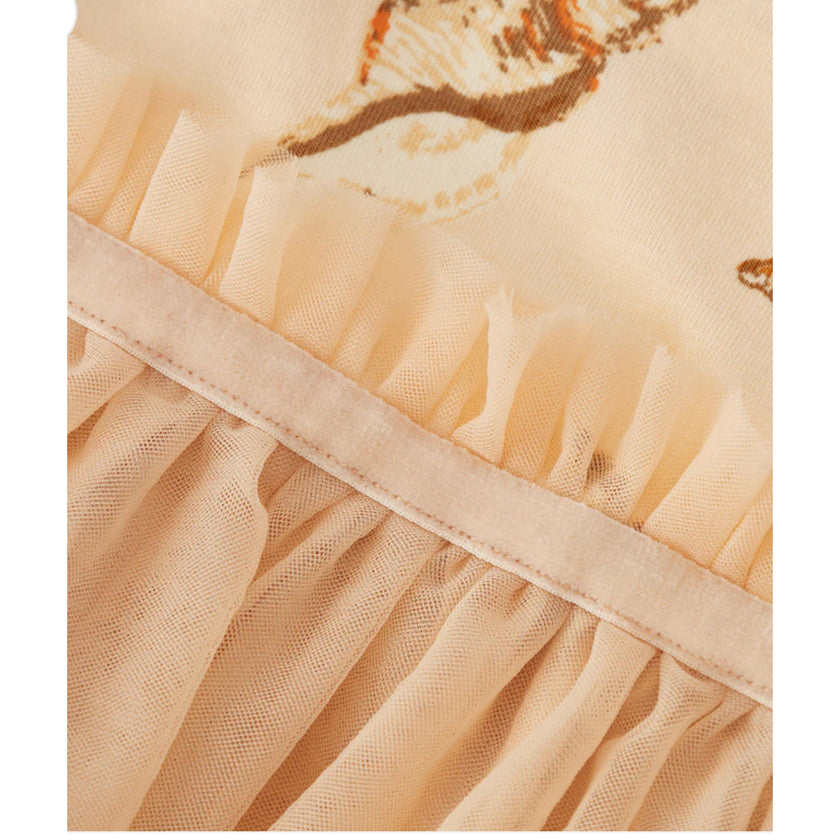 MILKBARN 3T/4T Seashells Stretch Ballet Dress NWT