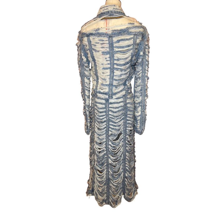 Diesel De-Ghil-FSC Denim MIdi Skirt, NWT Size: 25