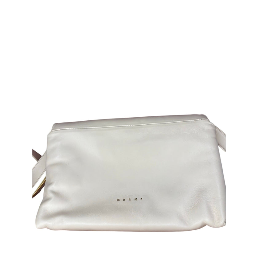 Marni Prisma Shoulder Bag, Medium, NWT, Ivory