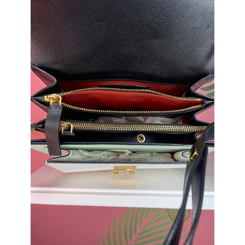 Marni Trunk Bag Tri-Color Saffiano Leather NWT