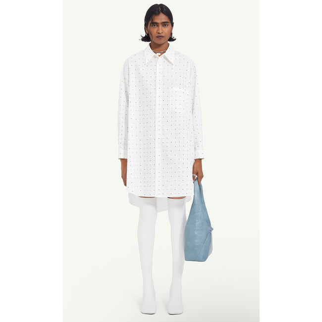 Maison Margiela MM6 Oversized Dot Shirt Dress NWT, Size Small Women’s, XS Mens