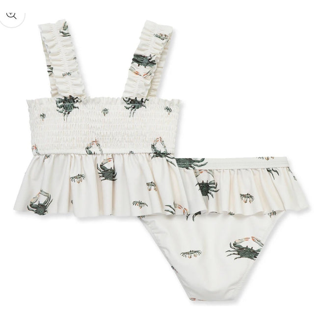 Milkbarn Coastal Crab Ruffle Two Piece