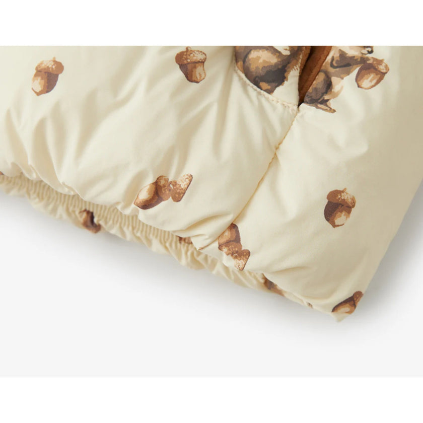 MILKBARN 2/3y Chipmunk Puffy Down Jacket NWT