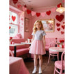 Antebies, Contrasting Pink Tulle Dress