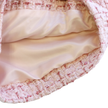 Doe A Dear, Sequin Trim Tweed Shorts: PINK