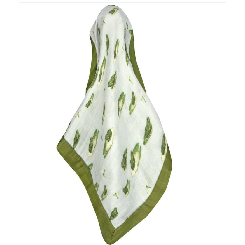 MILKBARN Leapfrog Mini Lovey Two-Layer Muslin Security Blanket, NWT