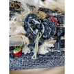 Minime Paris, Haute Denim French Tweed Bag w/ Luxe Details NWOT