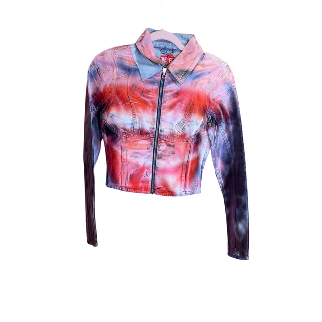 Diesel De-Smily-FSD Cropped Denim Jacket NWT Small