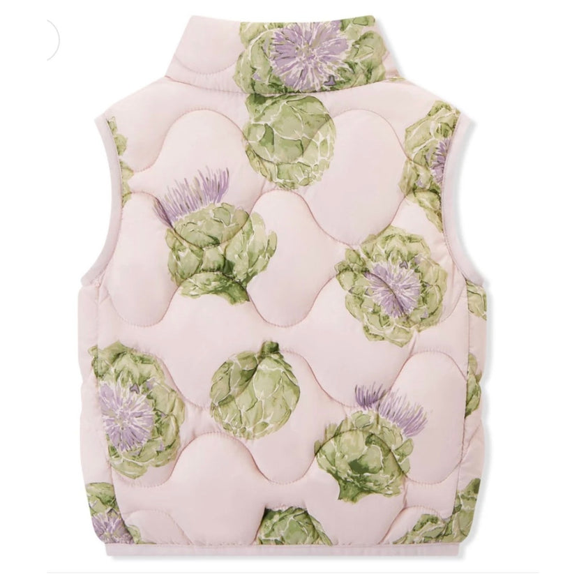 Milkbarn Down Vest Artichoke, NWT, 18-24 Months