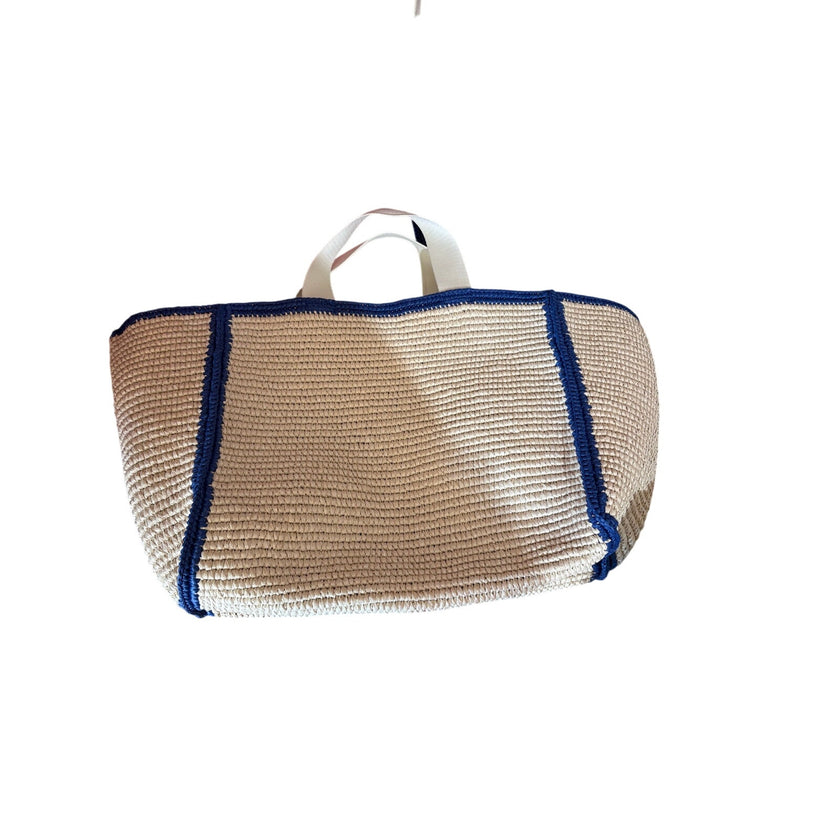 Marni, Mending Woven Faux Raffia Tote, Large, NWT