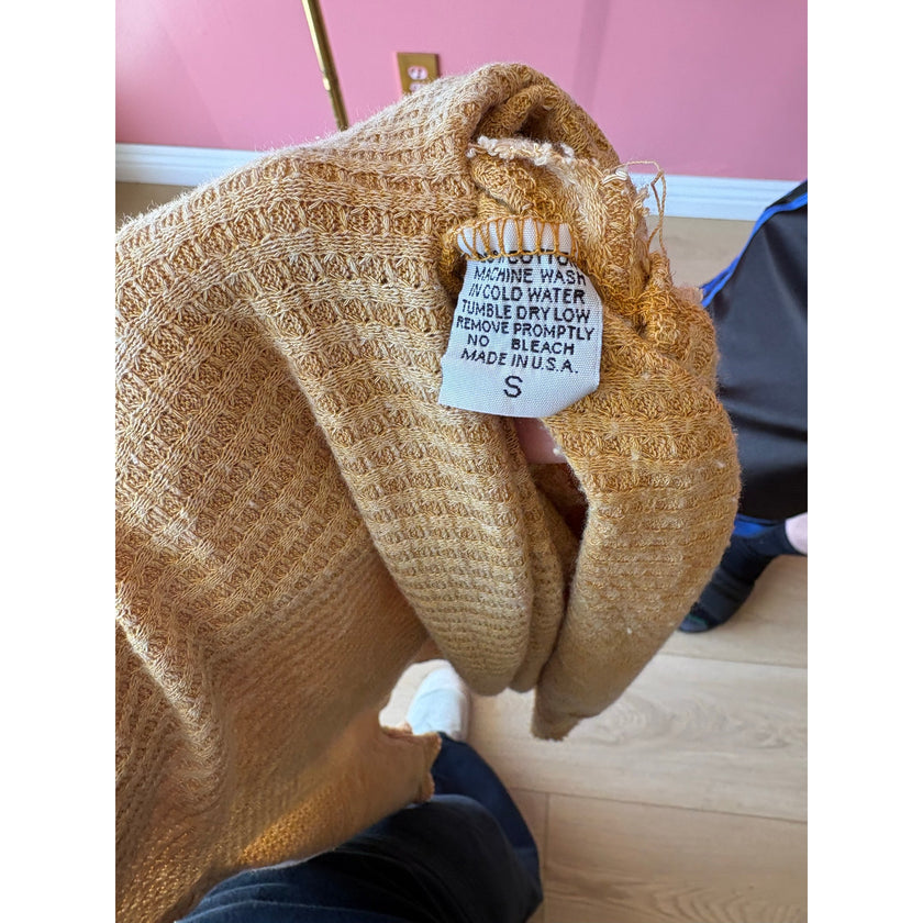 Nu Vintage Waffle Tee, NWOT Size Small