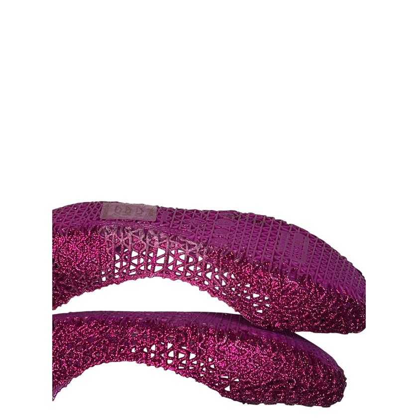 Mini Melissa Campana Glitter Jelly Shoes - Size 2 New W/ defect in Box