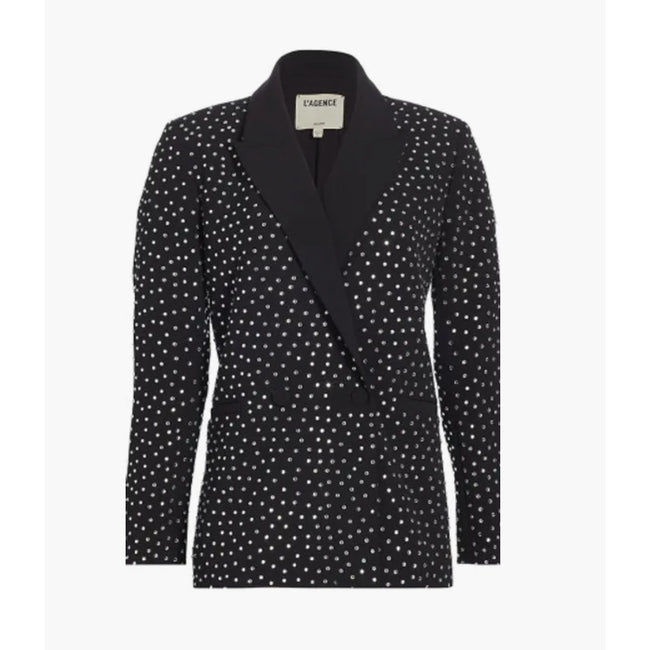 L'AGENCE Jericho Rhinestone Blazer NWT Size:0