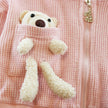 Teddy Hooded Jacket + Joggers Set, PINK