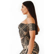 Yoga Democracy, Off-Shoulder Bandeau, Elegant Empire, NWT, 3XL