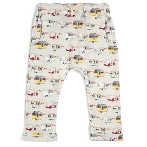 Milkbarn, Vintage Trailers Organic Cotton Baby Jogger Pants, NWT