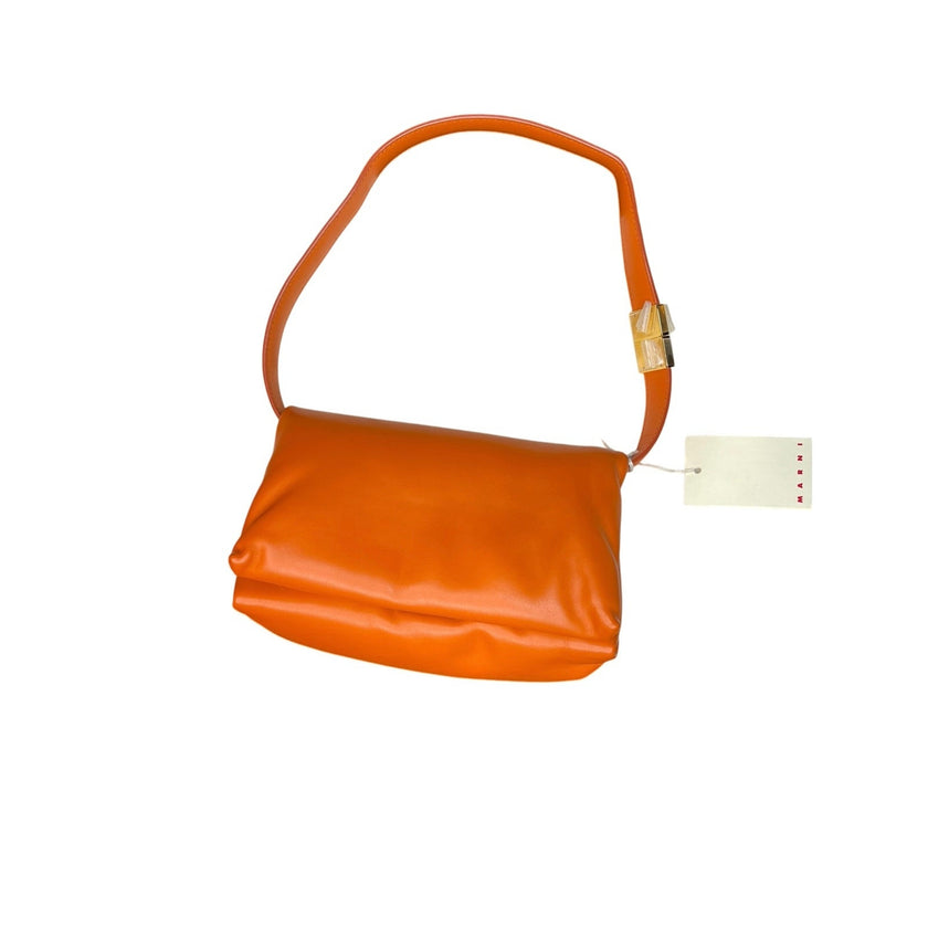 Marni Small Prisma Shoulder Bag Orange NWT