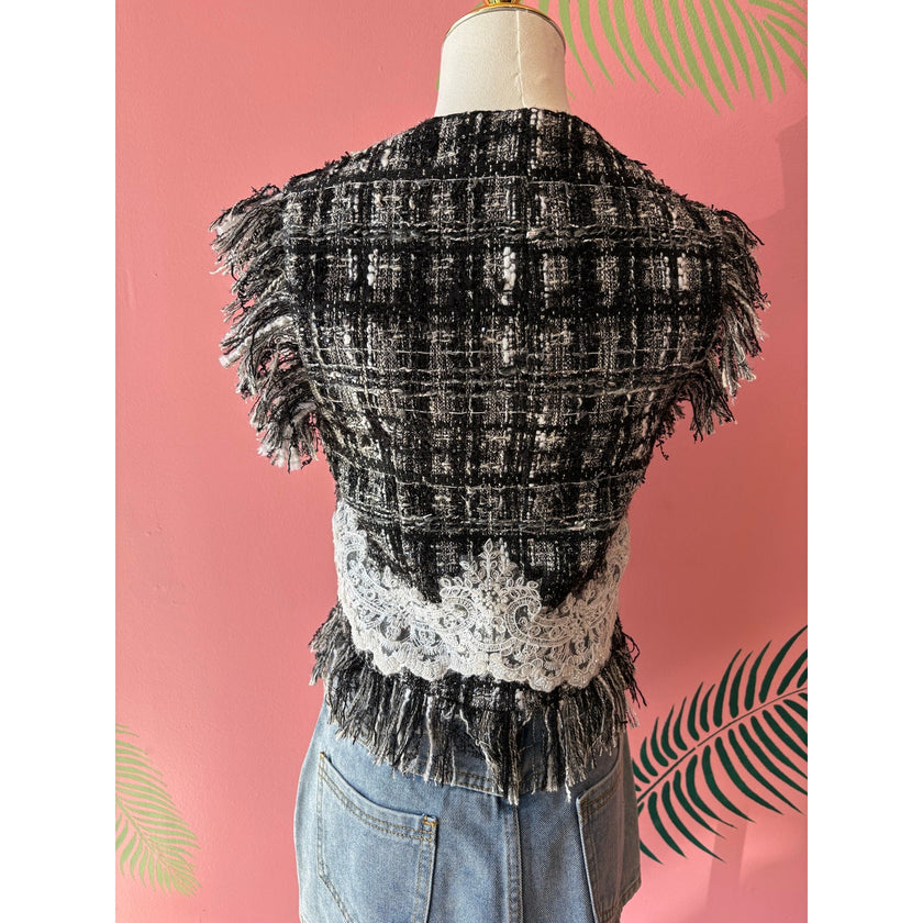 Minime Paris, Tweed Vest Top