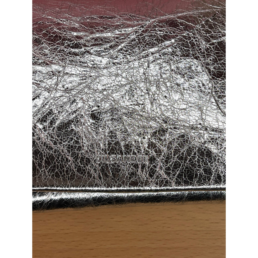 Jil Sander, Silver All Day Bag, NWT