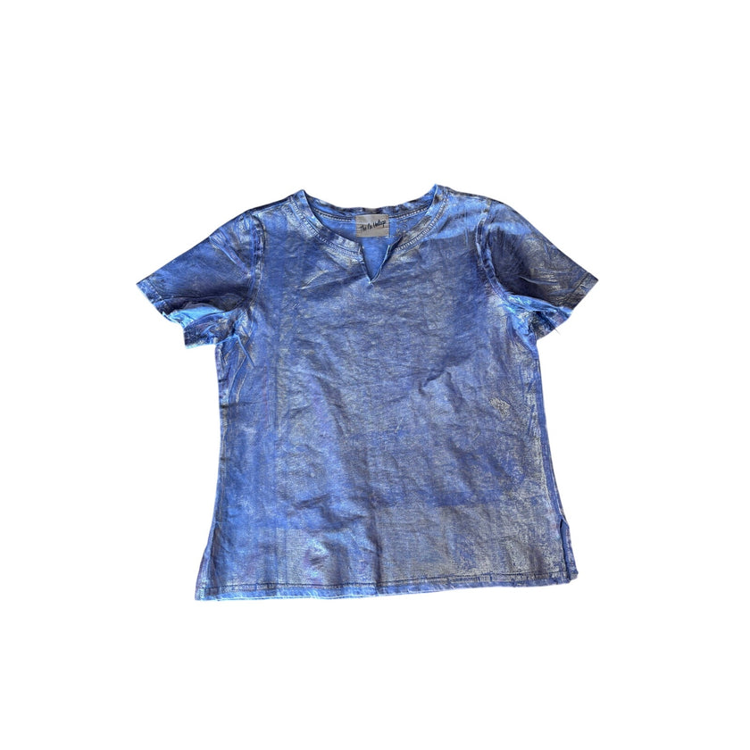 NU Vintage Metallic Tee, NWT, Size: M