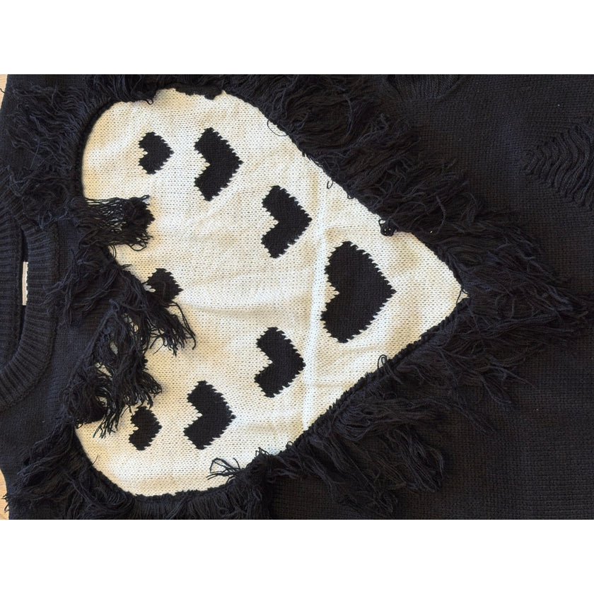 Minime Paris Heart Sweater