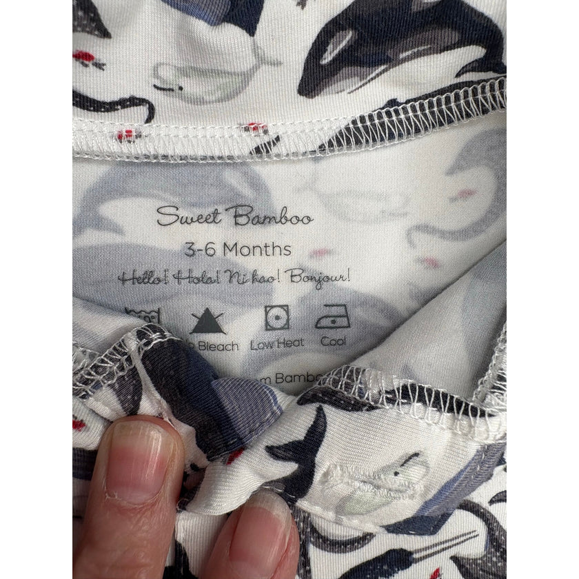 Sweet Bamboo, Whale Romper, NWT, 0-3 Months